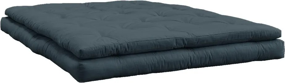 Rozkladacia pohovka s modrým poťahom Karup Design Buckle Up Petrol Blue