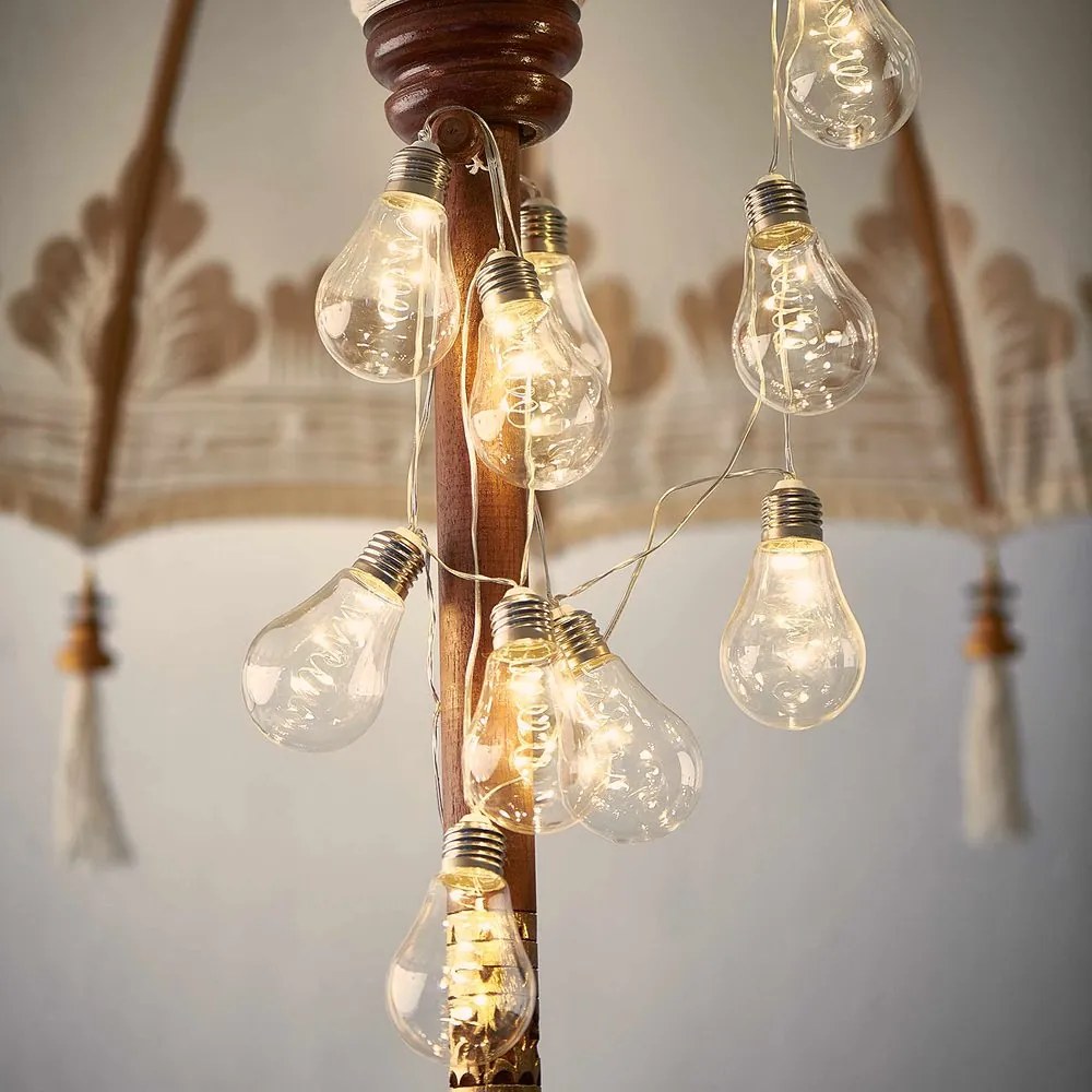 BULB LIGHTS LED Svetelná reťaz s USB 10 žiaroviek