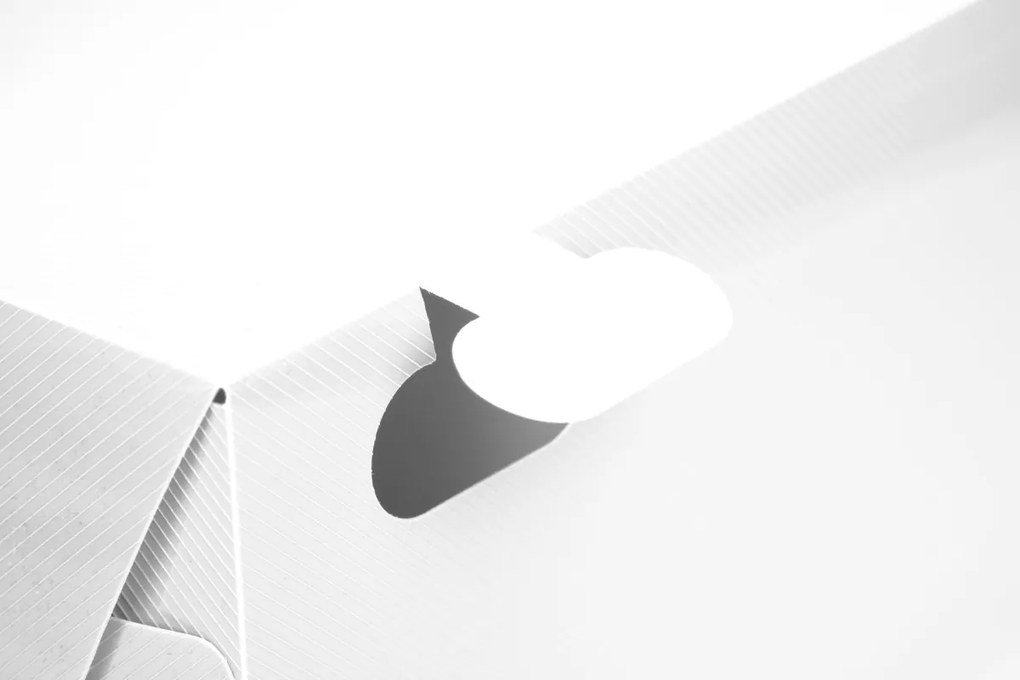 Súprava 10 ks boxov na topánky OSLO biela