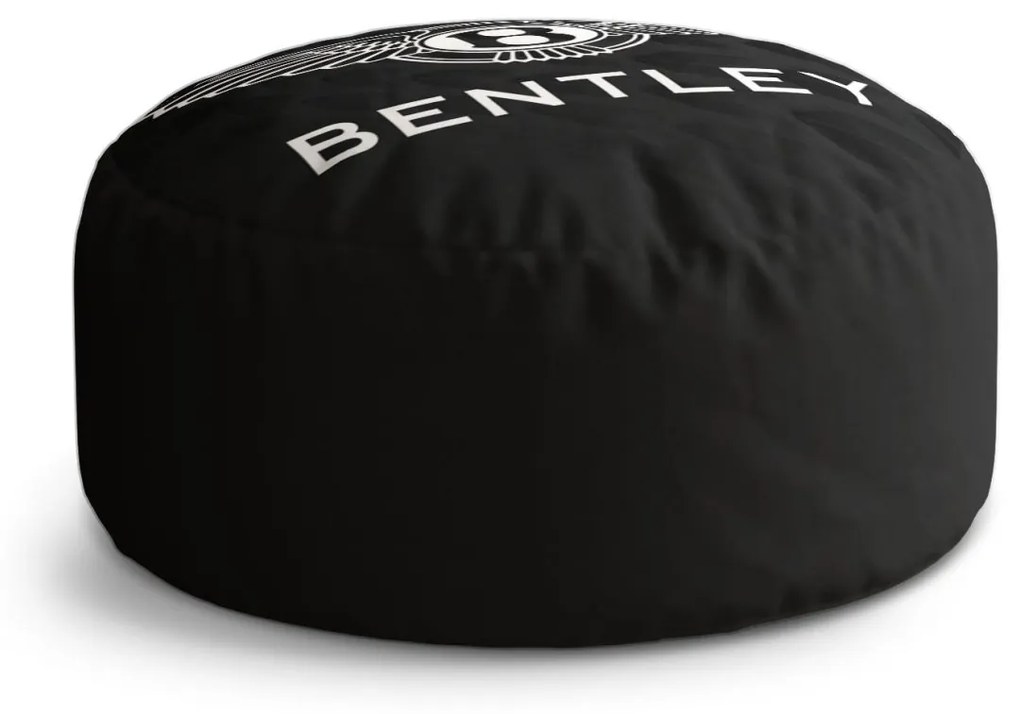 Sablio Taburet Circle Logo Bentley Čierny: 38x48 cm