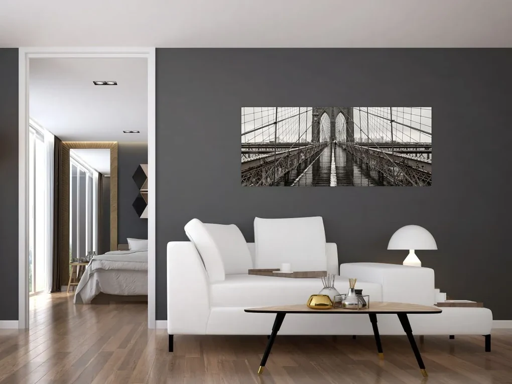 Obraz - Brooklynský most (120x50 cm)