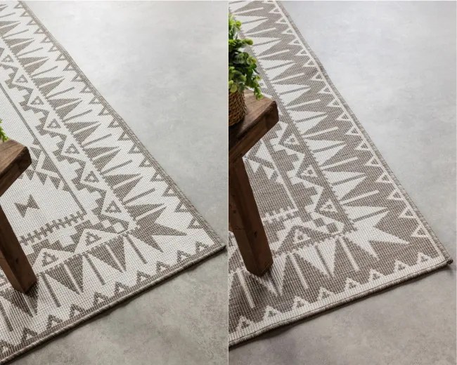 Obojstranný koberec Elle Decoration GEMINI Dynamic linen