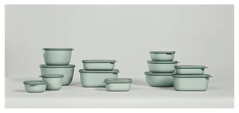 Potravinové škatuľky v súprave 3 ks Nordic sage – Mepal