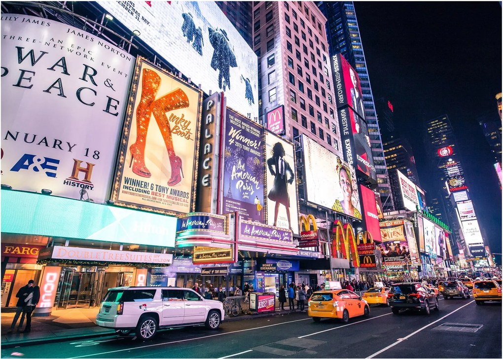 Obraz - New York Theater District (70x50 cm)