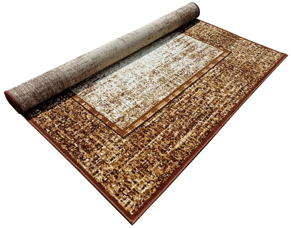 Klasický kusový koberec 150x300 cm LUKEN - hnedý