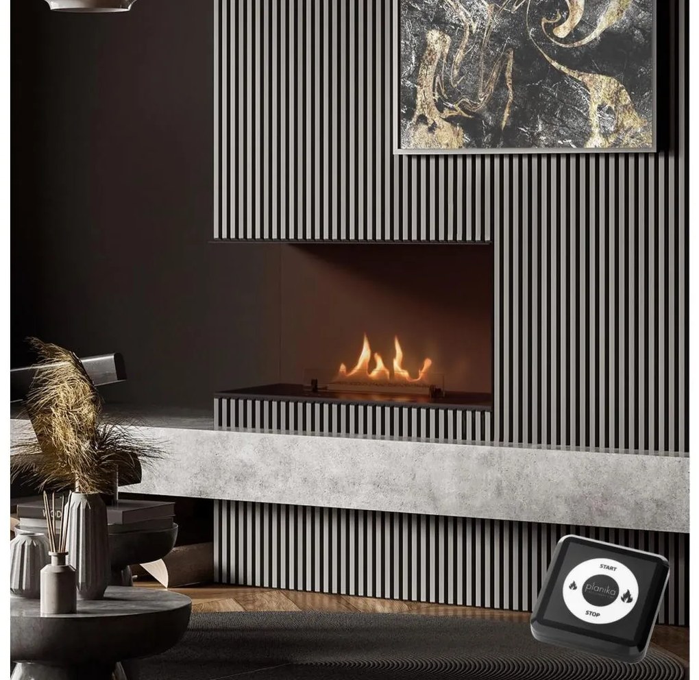 Planika Planika Senso Fireplace BEV- Vstavaný BIO krb 56,2x75 cm 2,5kW+dálkové ovládanie PK0003