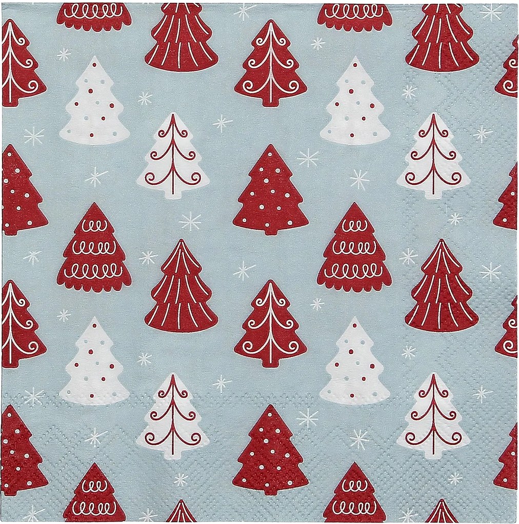 Vianočné obrúsky Winter Trees II 16x16 cm