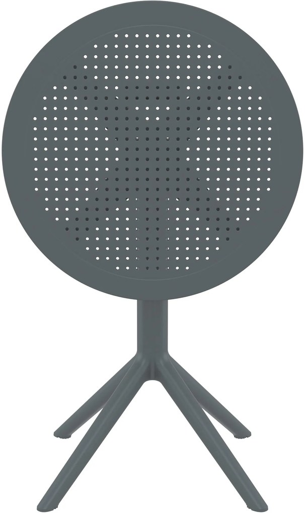 Skladací stôl Sky round - tmavosivá
