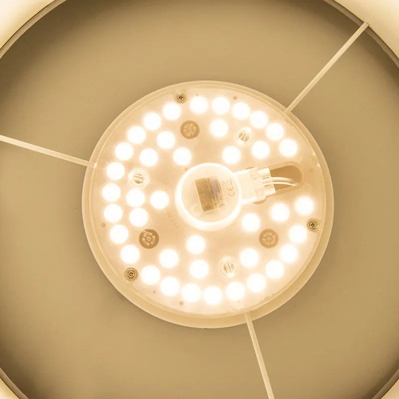 Stropné svietidlo modré 40 cm vrátane LED - Drum LED