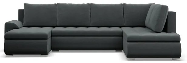 Sedacia súprava FORESTA Kronos v tvare U, pravá tmavosivá