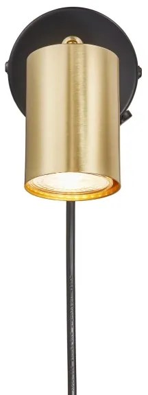 Nordlux - Nástenné bodové svietidlo EXPLORE 1xGU10/7W/230V mosadz