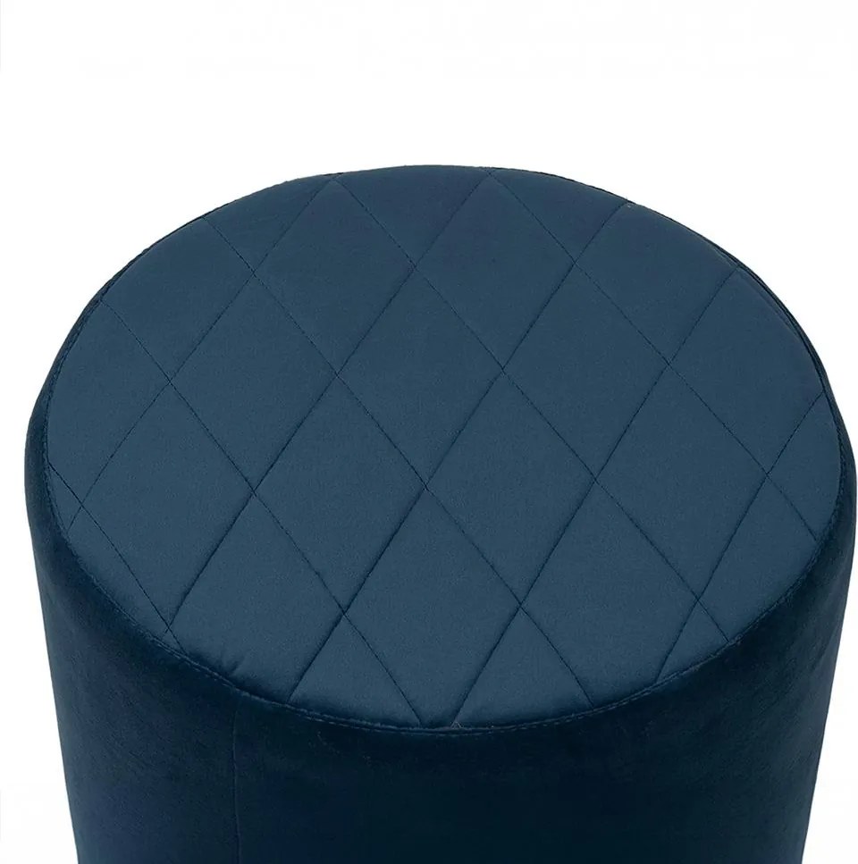 Taburet AVENBERG PUFF modrý