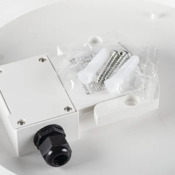 Kanlux 37291 - LED Technické stropné svietidlo IPER LED/19W/230V IK10 IP65 guľatý biela