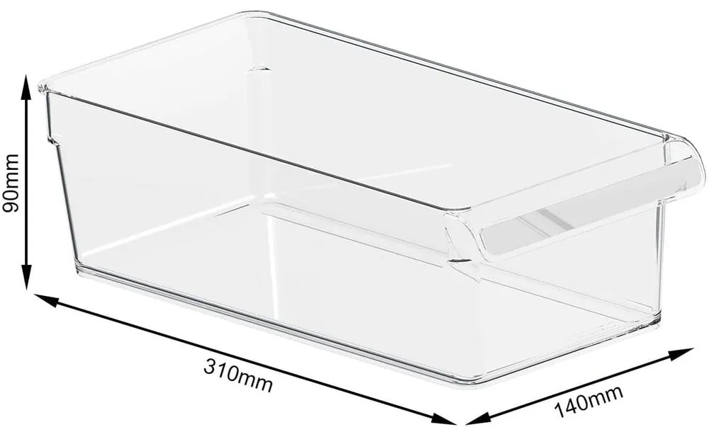 Plastový organizér do chladničky Loft – Rotho