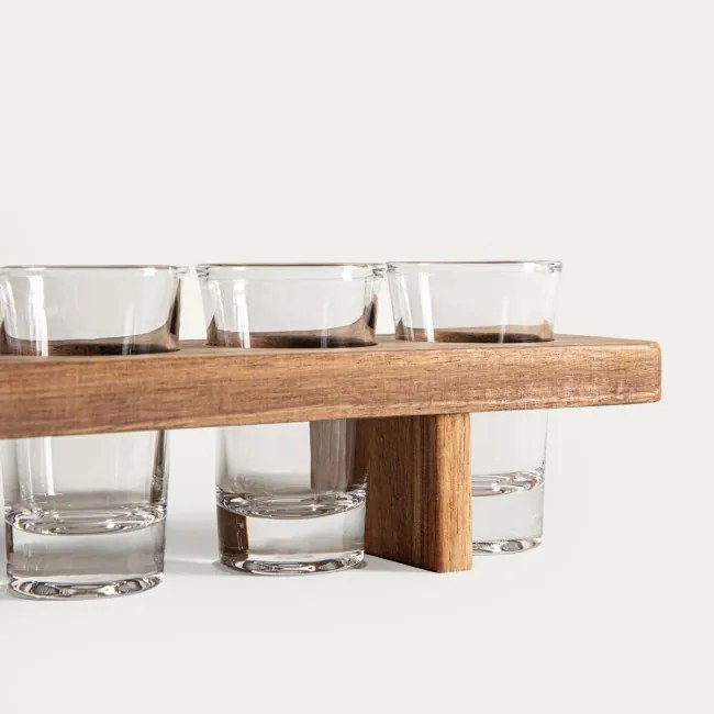 Servírovací sada šiestich pohárikov LUSTRE priesvitná 774676 45 ml (6 ks)