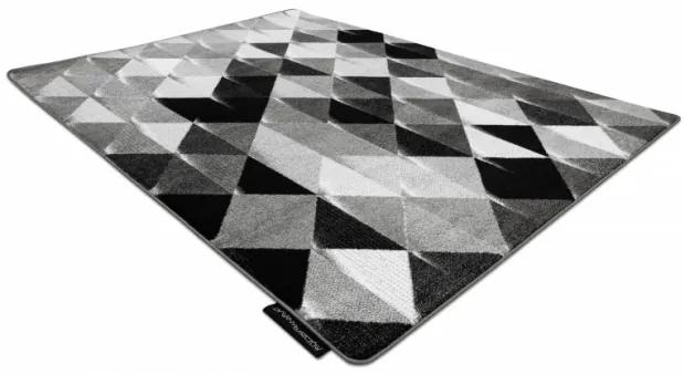 Koberec INTERO PLATIN 3D Trojuholníky sivý