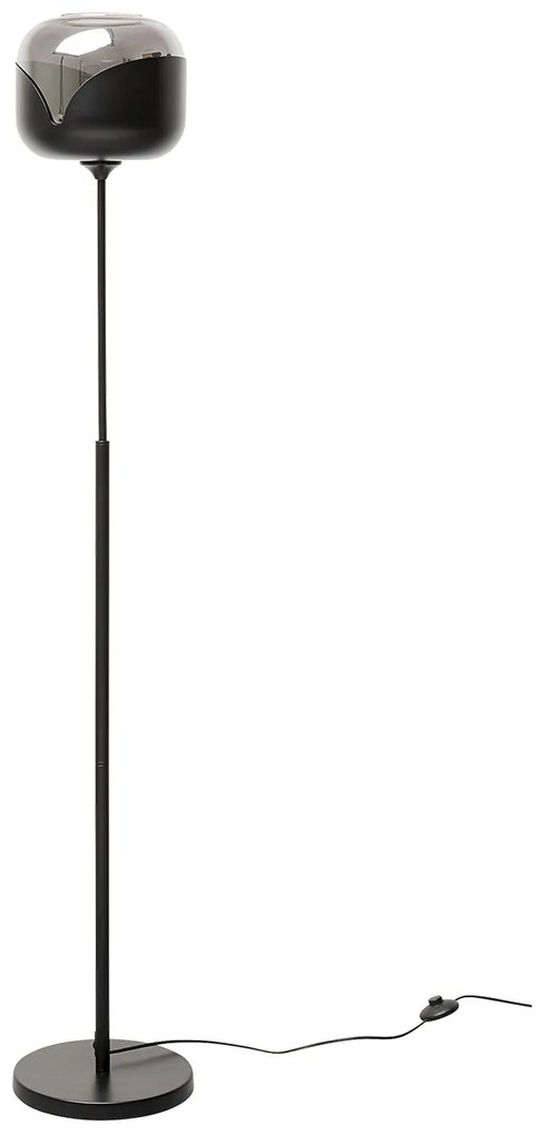 Smoke Goblet Ball stojacia lampa čierna