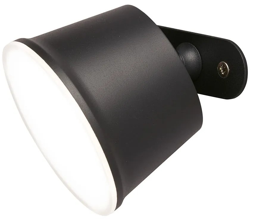 Čierna LED stolová lampa s kovovým tienidlom (výška 34 cm) Voet – Fischer &amp; Honsel