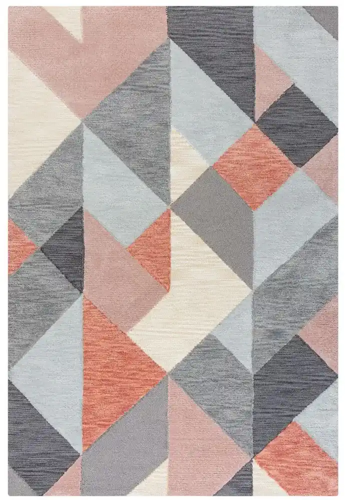 Flair Rugs koberce Kusový koberec Zest Icon Geometric Terracotta - 120x170  cm | BIANO