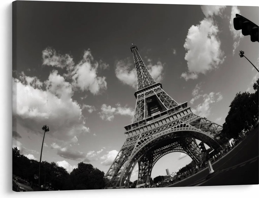 Obraz - Eiffelova veža v Paríži (70x50 cm)
