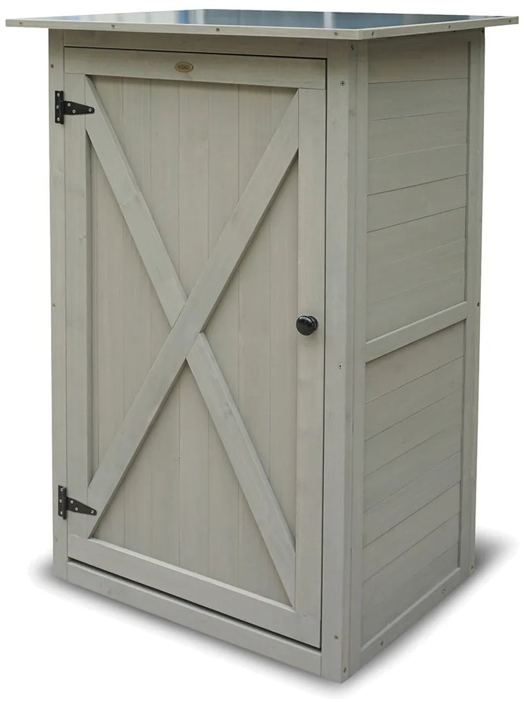 Habau Záhradná skriňa Benno, 76 x 56 x 117 cm, sivá  (100344780)