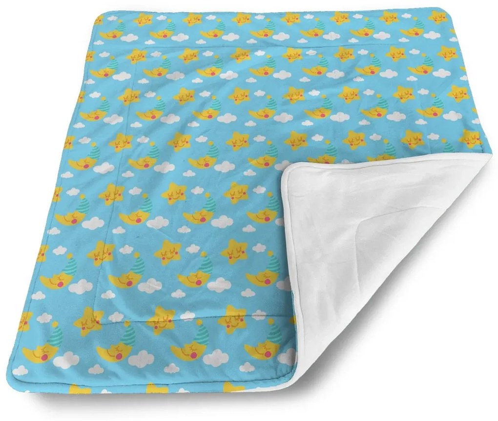 Sablio Deka pre bábätko Hviezdy a mesiace - 80x100 cm