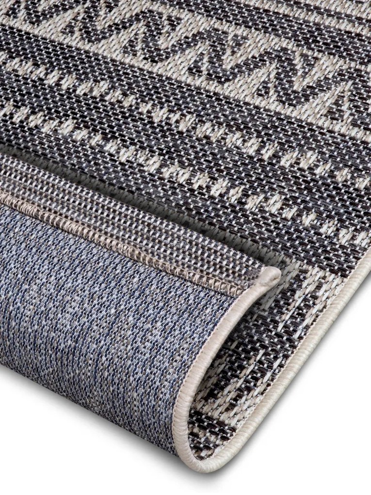 Kusový koberec Clyde 105906 Loto Grey Beige – na von aj na doma, 63x120, šedá, chodba / predsieň, Hanse Home