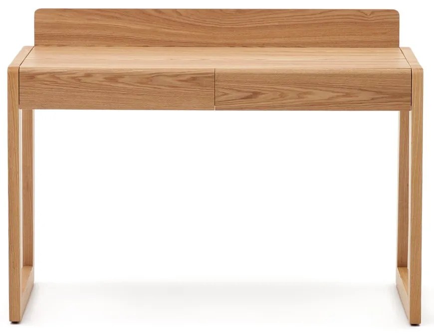 Pracovný stôl s doskou v dekore jaseňového dreva 60x120 cm Arandu – Kave Home