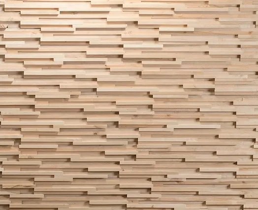 FRACTUS - DUB | BREZA | JELŠA | JASEŇ, 720 x 100 mm (0,072 m²) - 3D obkladový panel na stenu