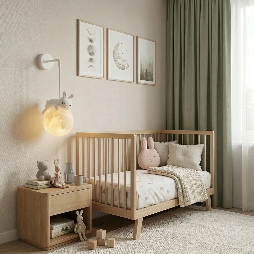 Toolight Toolight, NÁSTENNÁ LAMPA NÁSTENNÉ SVIETIDLO SPIACI ZAJKO G165-1W, OSW-07805