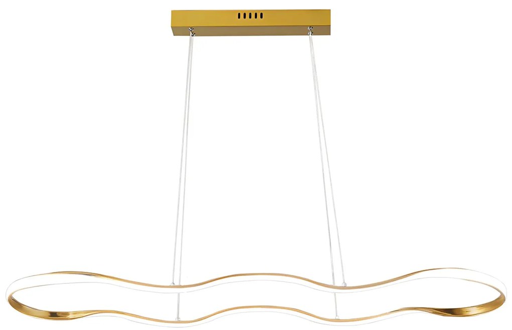 Toolight Toolight, LED stropné osvetlenie 100cm, 24W, 3000K, LHJ028-CP, zlatá, OSW-60018