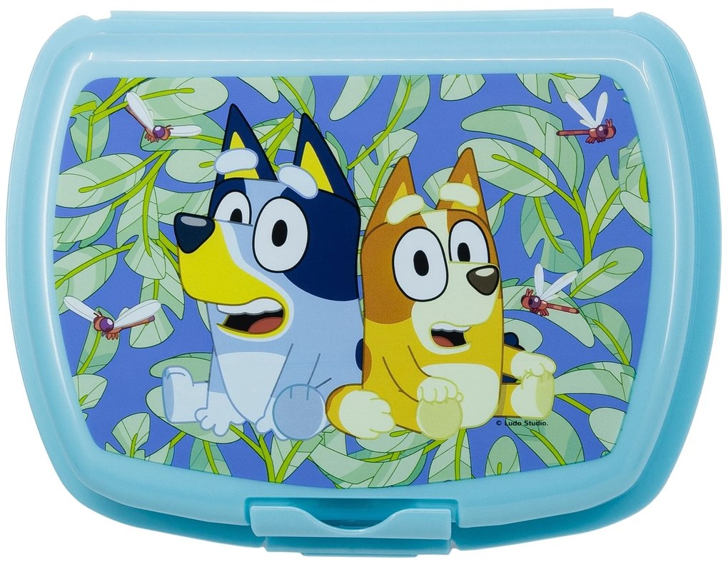 Box na desiatu Bluey s klipsou