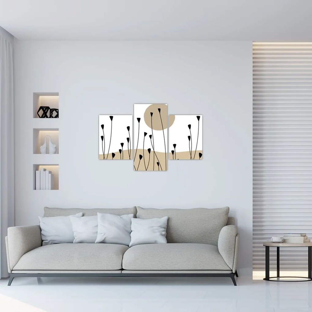 Obraz - Grafická lúka N⁰2 (90x60 cm)