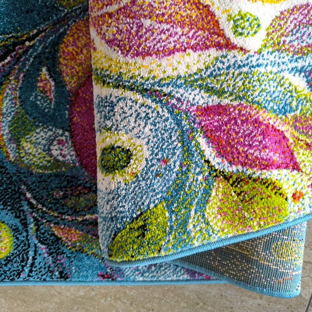 DY Farebný abstraktný koberec Picasso 13 Rozmer: 70X140 cm