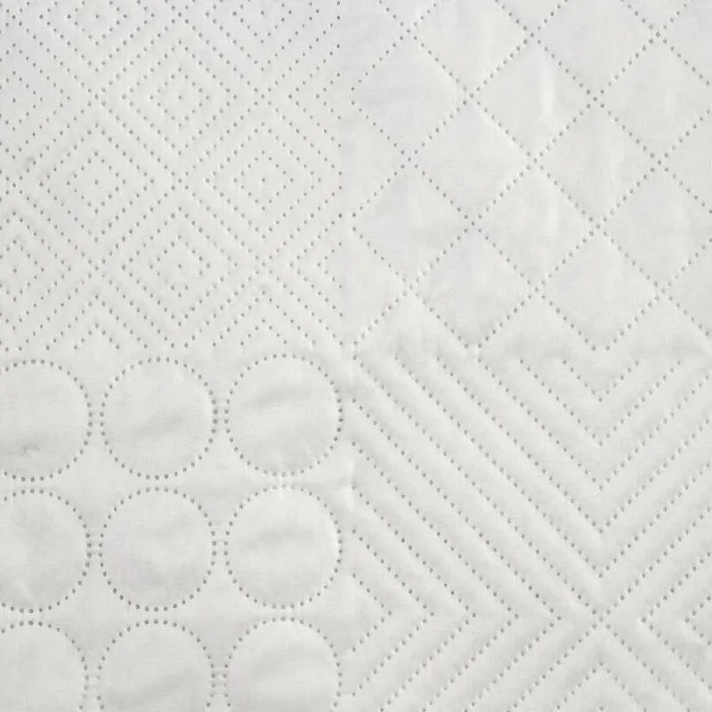 Dekorstudio Moderný prehoz na posteľ BONI5 biely Rozmer prehozu (šírka x dĺžka): 170x210cm
