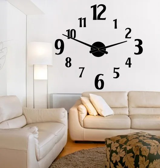 SENTOP | Moderné nalepovacie hodiny na stenu | Sentop 12P024-Wall clock HEU- analógové