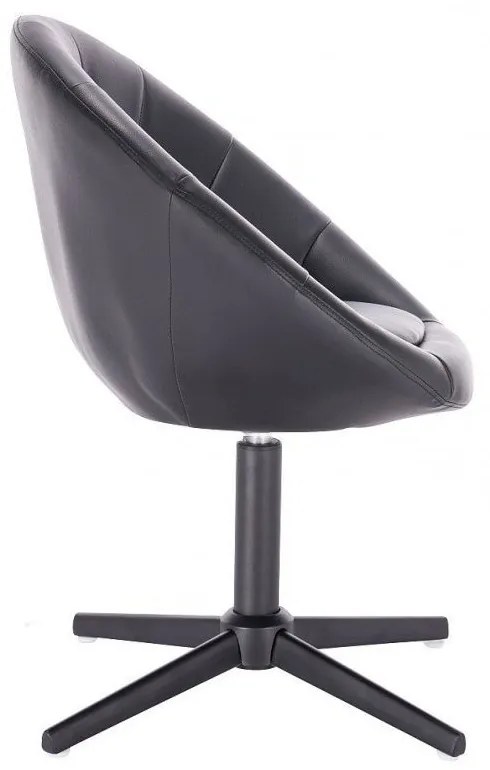 LuxuryForm DESIGN Kreslo VERA na čiernom kríži - čierne