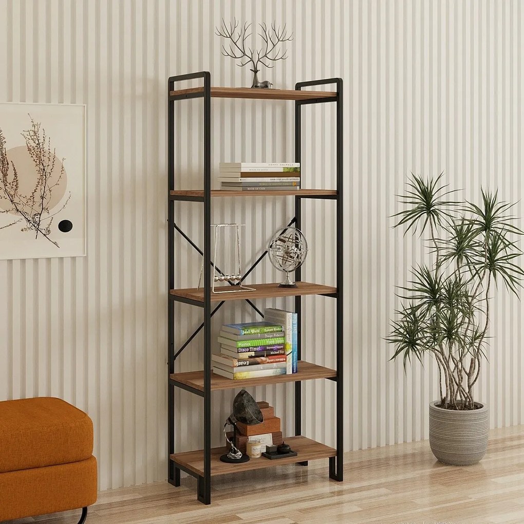 Regálová jednotka Abel Black a Atlantic Pine