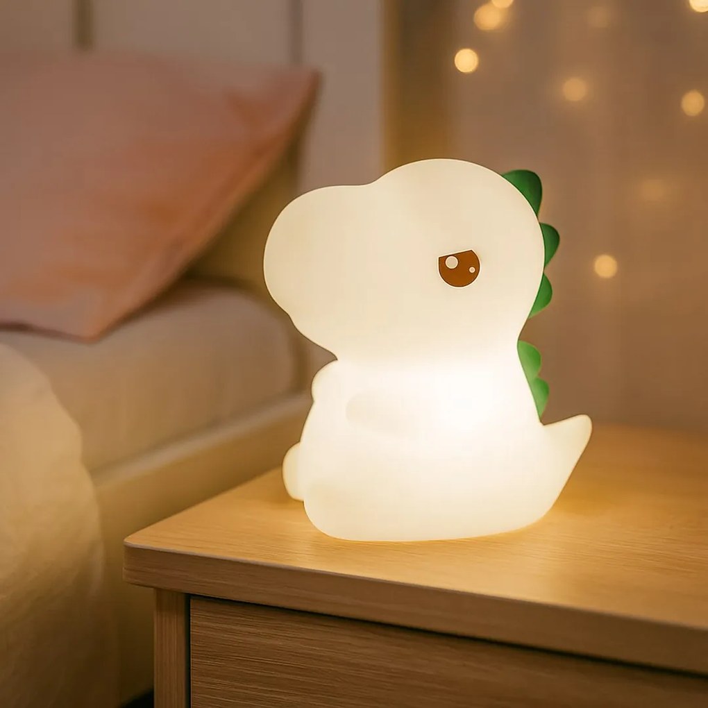 Detská lampa Dino, 1w, 3000k, RGB
