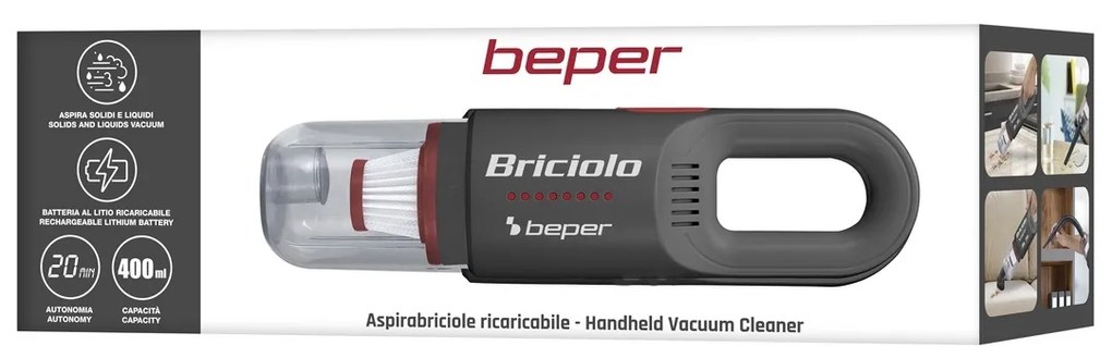 Beper P202ASP401 aku ručný vysávač Briciolo