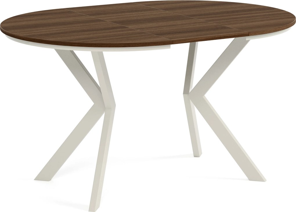 Okrúhly rozkladací jedálensky stôl DEVO PLUS Veľkosť: 90 - 128 cm