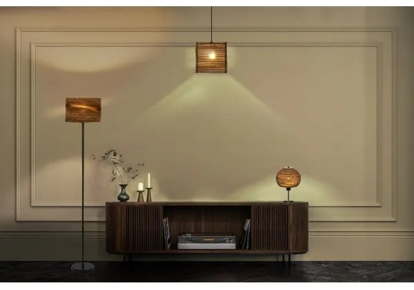 Ledvance - Luster na lanku DECOR CARDBOARD 1xE27/15W/230V 25x25 cm