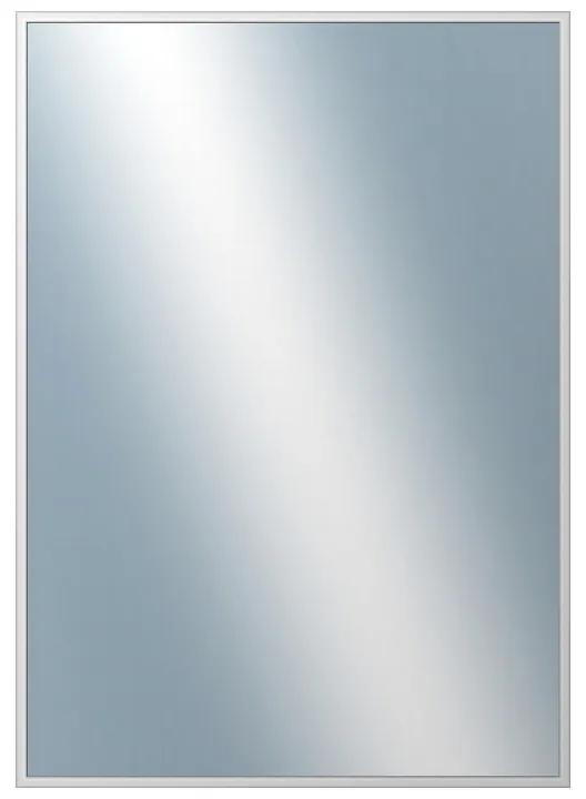DANTIK - Zrkadlo v rámu, rozmer s rámom 50x70 cm z lišty Hliník strieborná (7269004)