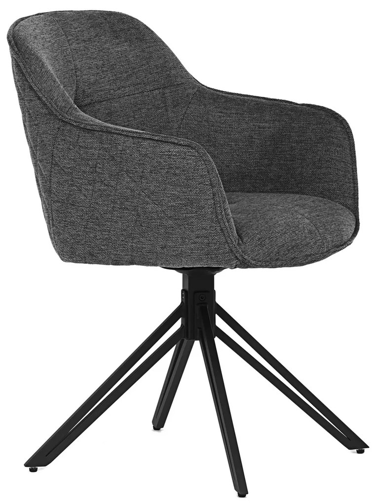Sada jedálenských stoličiek s vratným mechanizmomHC-533 GREY2, 2 ks