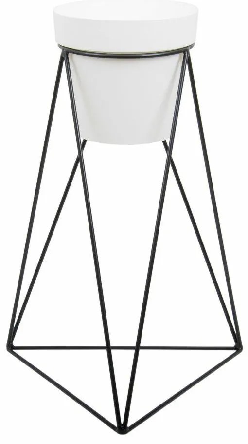 STOJAN NA KVETINÁČ TRIANGLE 40X45X24 CM ČIERNA