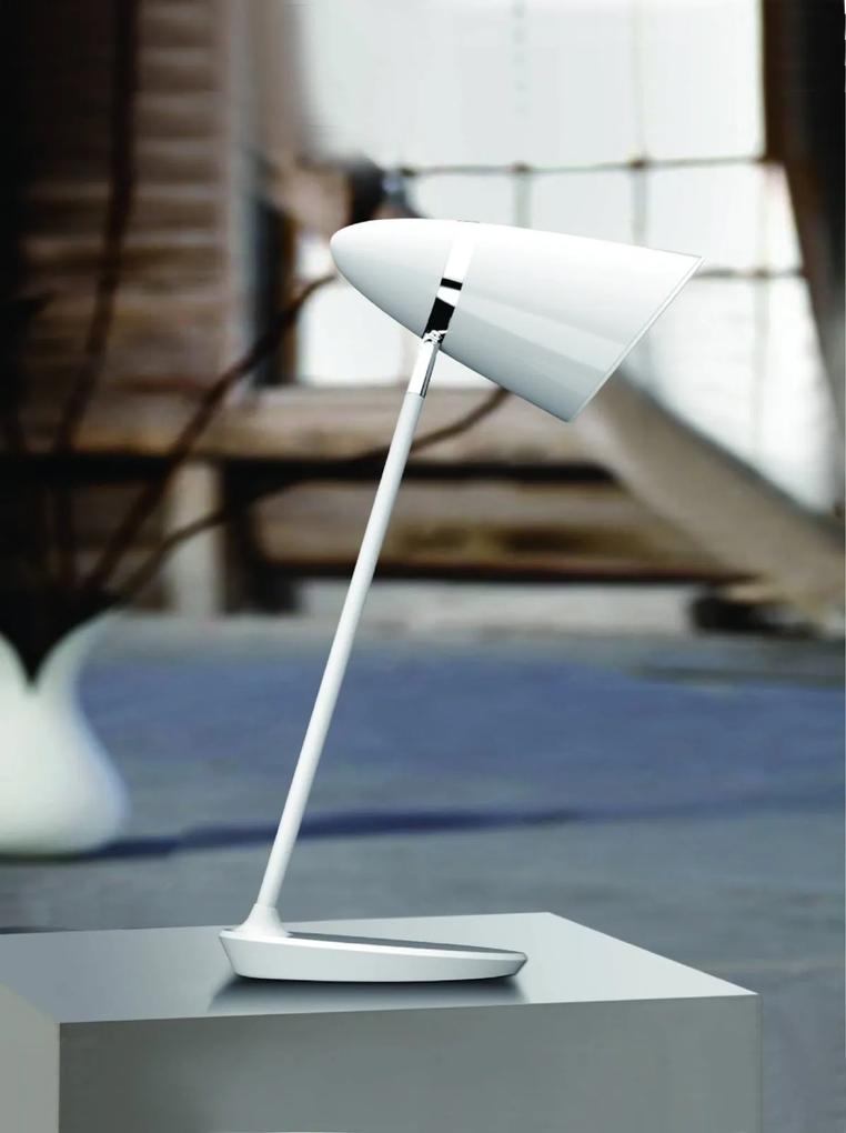 Orlicki design Dizajnová stolová lampa Elmo biela