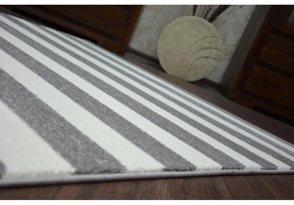 Kusový koberec Pruhy šedý 120x170cm