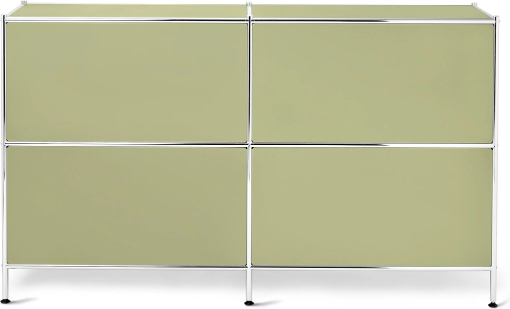 Kovová komoda »CN3 Kids« so 2 zásuvkami, pistáciová