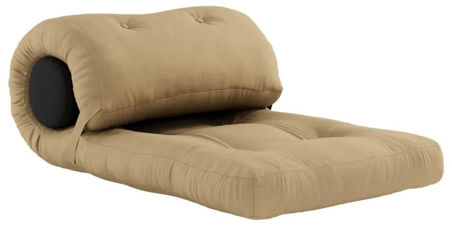 Futónový matrac v horčicovej farbe 70x200 cm Wrap – Karup Design