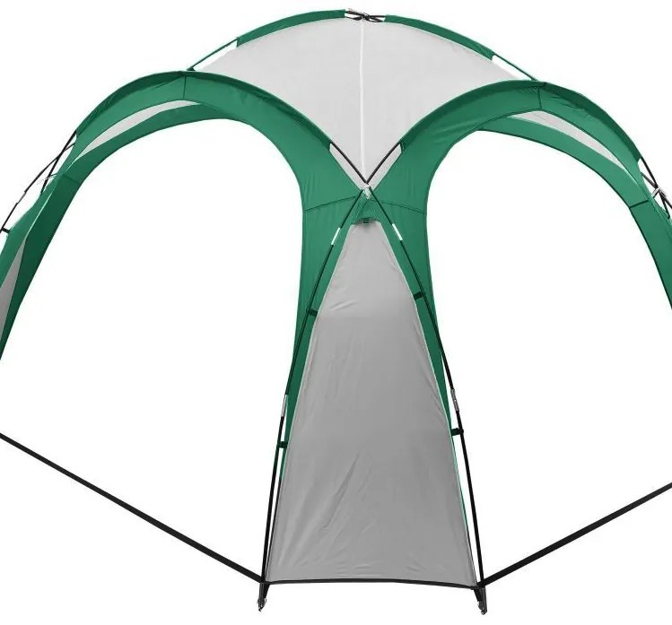 Pavilónový stan na záhradný piknik 3,5 x 3,5 m zelený